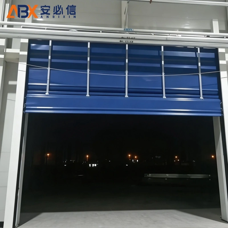 海口软帘堆积门